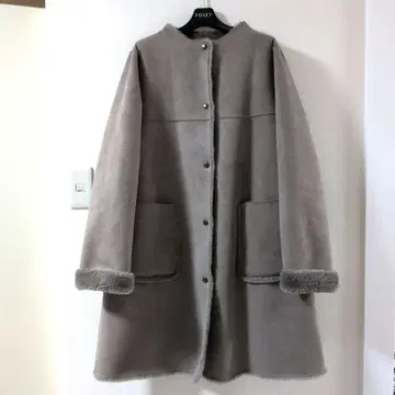 새상품급 레리안 최근 모델 에코 퍼 롱 코트 빅 사이즈 13