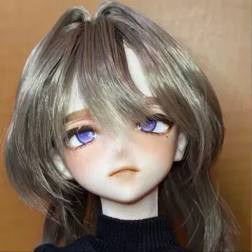 딜러제 DDH-09 (세미 화이트 스킨) 커스텀 헤드 + 아이 + 가발