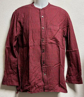 카즈유키 쿠마가이 ATTACHMENT 밴드 카라 셔츠 사이즈 2