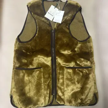 새상품 바버 퍼 라이너 38 브라운 이너 베스트