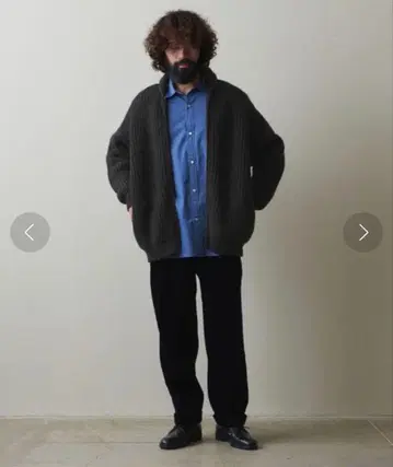 스티븐 알란 울루과이 울 로우 게이지 카우친 스웨터