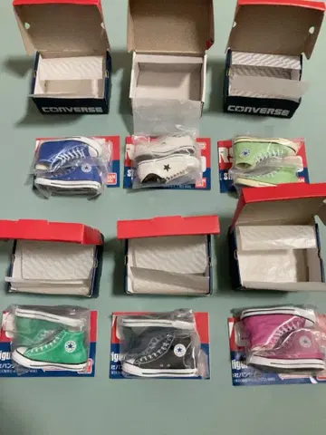 CONVERSE ALL STAR 미니어처 피규어 8개 세트