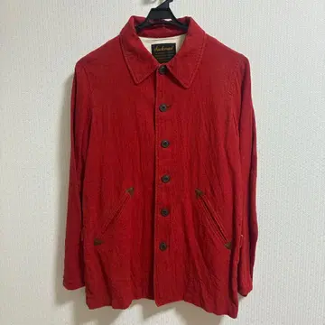 Jackman 레드 캐주얼 셔츠 자켓 SMALL