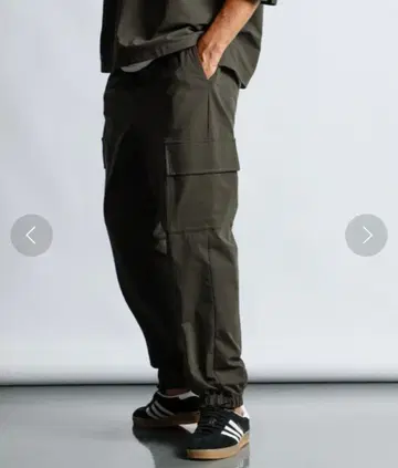 다퍼 원더 쉐이프 저지 이지 카고 팬츠 S