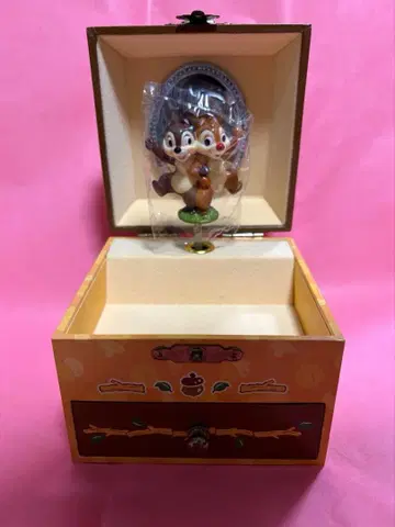 칩과 데일 오르골 디즈니 소품함