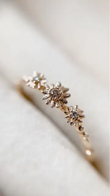 [ NOJESS ] K10 마가렛 플라워 반지 11호