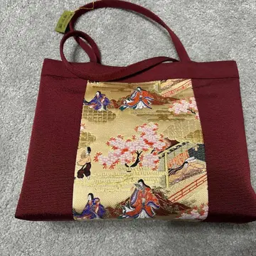 일본 의류용 토트백 빨간색 일본풍 디자인