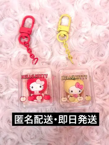 산리오 시크릿 키링 사과 헬로키티