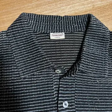 50'S TOWNCRAFT PENNEY'S 라메 셔츠 블랙