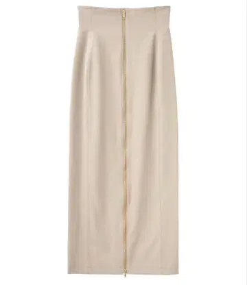 코코딜 프론트 ZIP 타이트 스커트