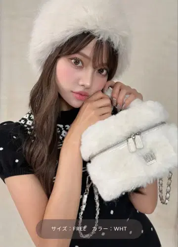 Darich 인조 모피 숄더 미니백