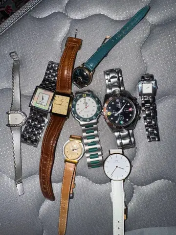 아날로그 시계 세트 다양한 디자인 9 pieces