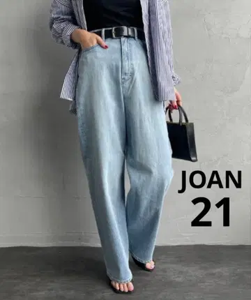 [YANUK/야누크] JOAN 하이웨스트 와이드 데님