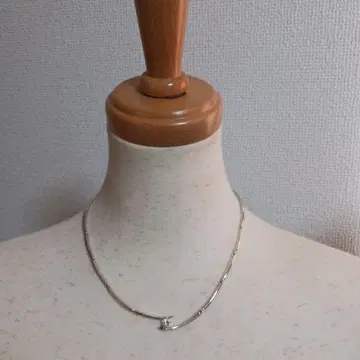 반짝이는 스톤 1알 목걸이