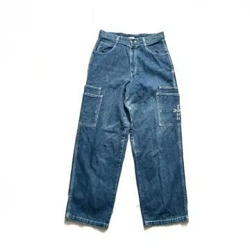 90s DOG TOWN 카고 배기 데님 팬츠 y2k 도그 다운