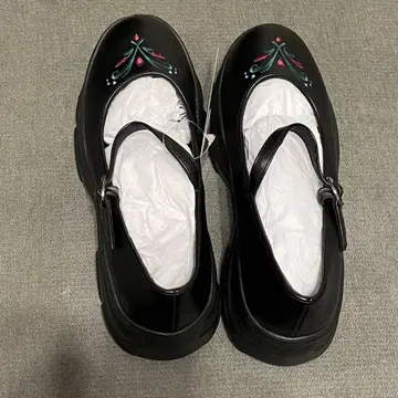 겨울왕국 펌프스 자수 장식 신발 부츠 시마무라