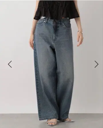 LOWRYS FARM 비쥬 와이드 스트레이트 팬츠