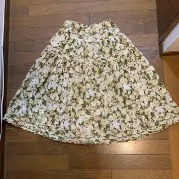 핑크하우스 미디 기장 스커트