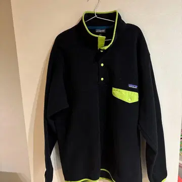 Patagonia Synchilla 스냅T XL 블랙/그린
