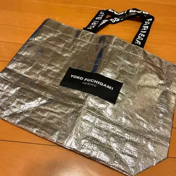 미사용 새상품 레어 YOKO FUCHIGAMI 실버 토트백