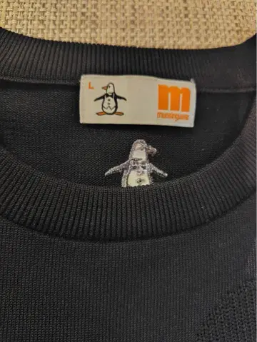 먼싱웨어 블랙 스웨터 L