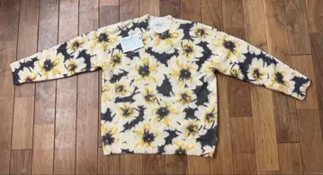 DRIESVANNOTEN 플라워 패턴 니트 스웨터 M