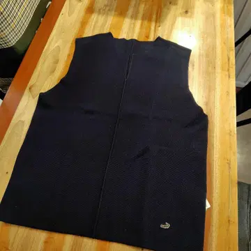 크로커다일 하프 밀라노 리브 풀오버 베스트 손세탁 OK