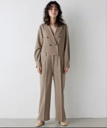 [ THE PAUSE ] 테일러 칼라 점프수트