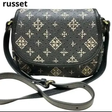 [ 미사용품 ] russet 가죽 숄더백 클러치 로고