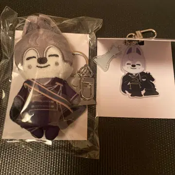 스키즈 퍼펫 키링 울프 찬 랜덤 아크릴 키링