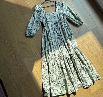 레트로 구제 의류 새상품급 가을/겨울 해외 셀렉샵 원피스 스퀘어넥