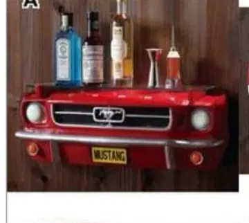 머스탱 월 쉘프 벽걸이 인테리어 자동차