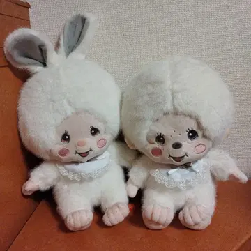 몽치치 스노우 L 사이즈 봉제 인형 약 30cm 세트