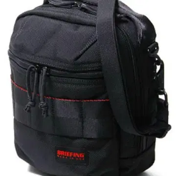 BRIEFING 블랙 숄더백