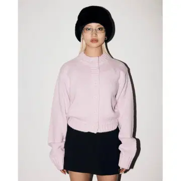 LAGUA GEM : 프론트 버튼 컬러 니트