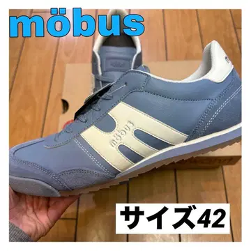 새상품 천연 가죽 모브스 파렐 블루 그레이 크림 가죽 캐주얼