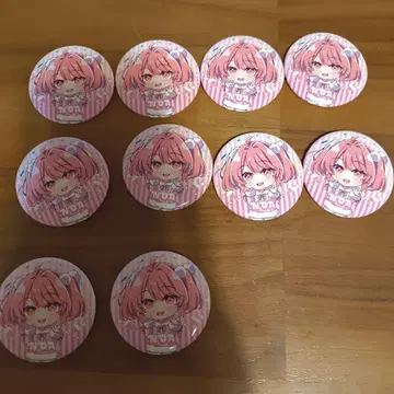 컬러풀 피치 노아 씨 공유 하우스 미니 캔뱃지