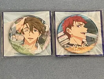 타치바나 마코토 시이나 아사히 Free! hometown 캔뱃지