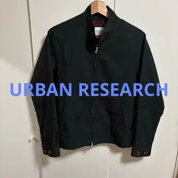 블랙 스탠드 카라 블루종 점퍼 어반 리서치 S 사이즈 남녀 공용