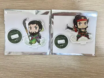 삼국무쌍 오리진 미니 아크릴 스탠드 장비 & 관우 2종 세트