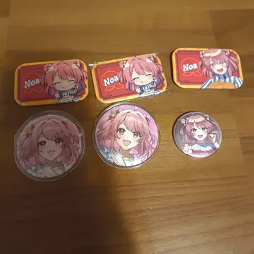 컬러풀 피치 노아 캔뱃지 묶음 판매