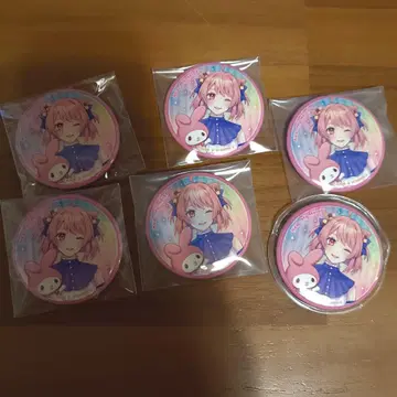 컬러풀 피치 노아님 산리오 캔뱃지