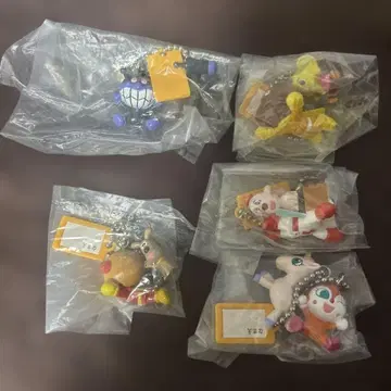 호빵맨 키링 가챠가챠 5개 세트 치즈 치비조 레어 치즈