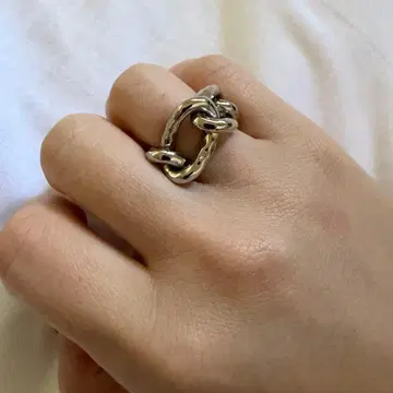 질 샌더 Jil sander 체인 반지 사이즈 M RING 여성용 반지