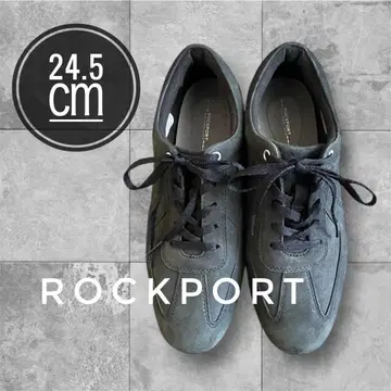 24.5cm 락포트 스웨이드 스니커즈 블랙