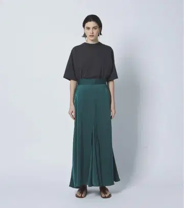 NORC 블랙 플레어 스커트