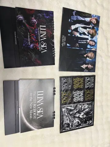 LUNA SEA 스티커 and 달력
