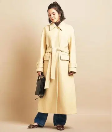 BEAUTY&YOUTH 멜톤 스텐카라 코트 S