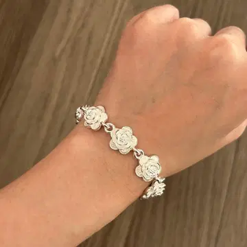 실버999 팔찌 동백꽃 레어템