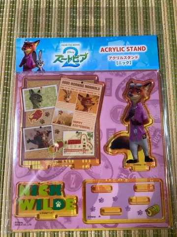 주토피아2 아크릴 스탠드 닉 극장 굿즈